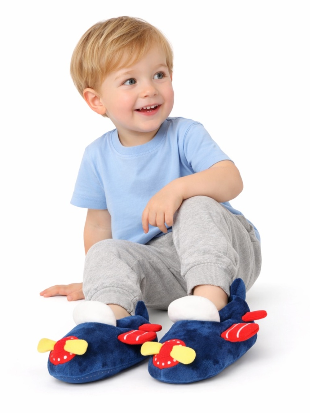 NWT airplane slippers for children Size: 11.5